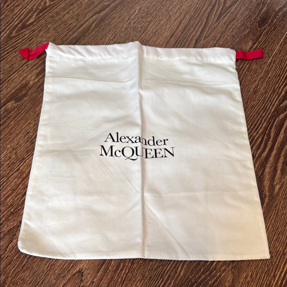 Alexander McQueen White Bag with Red Accents